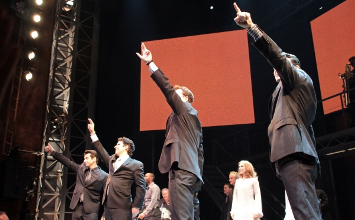 Photo Coverage: John Lloyd Young Returns to JERSEY BOYS - Curtain Call! Image