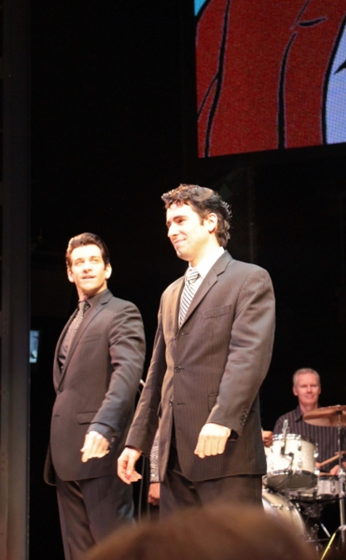 Andy Karl, John Lloyd Young at 