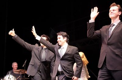 Andy Karl, John Lloyd Young, Quinn VanAntwerp Photo