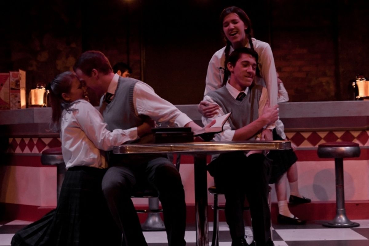 Catherine Maeve Logan, Jim Hogan, Nate Golden and Grace Tarves  at 