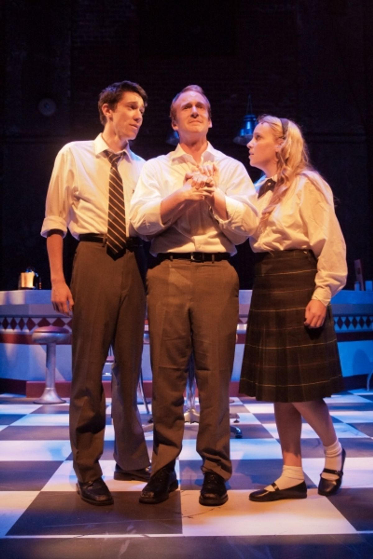 Nate Golden, Jim Hogan, and Breanna Pursell at 