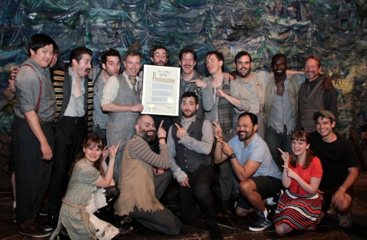 The cast of Peter and the Starcatcher at 