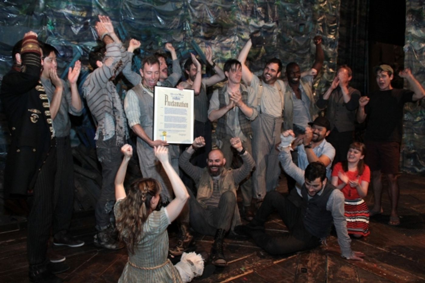 Photo Coverage: PETER AND THE STARCATCHER Cast Celebrates 100 Performances!  Image