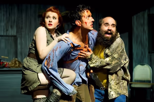 Nicole Unger, Ben Stobber and John Tomasello Photo