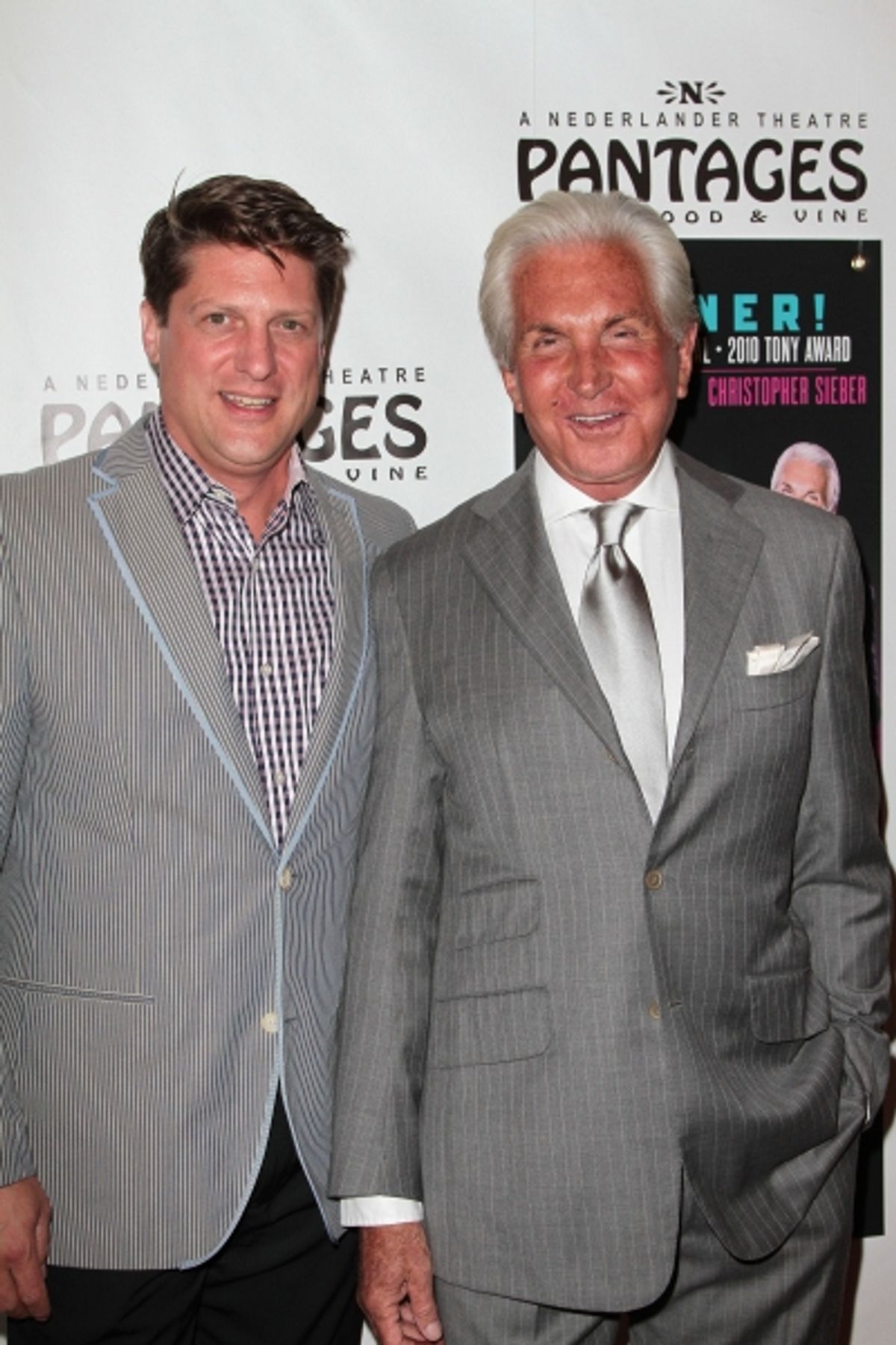 Christopher Sieber and George Hamilton
 at 