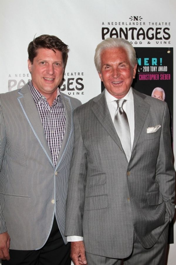 Christopher Sieber and George Hamilton
 Photo