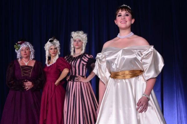 Laura Crockarell and Cinderella's stepmother and stepsisters Photo