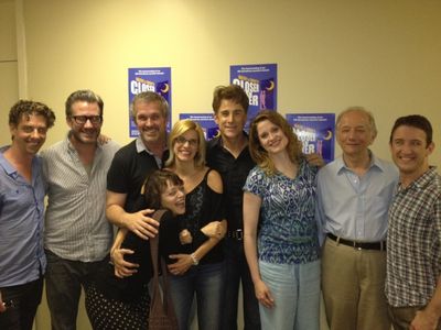 Christian Borle, Alan Stevens Hewitt, George Dvorsky, Judith Blaser, Jenn Colella, Sa Photo