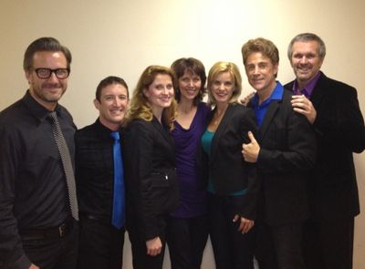 Original cast member Lynn Winterstaller (center) stopped by to meet the cast:  Alan S Photo