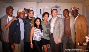 A Streetcar Named Desire stars Daphne Rubin-Vega and Nicole Ari Parker (c) are joined by Boris Kodjoe, Danny Glover, Sinbad, Robert Greenblatt, President of NBC, Eriq La Salle and Delroy Lindo backstage at the Broadhurst Theatre on Wednesday @ BroadwayWorld A Streetcar Named Desire stars Daphne Rubin-Vega and Nicole Ari Parker (c) are joine Photo