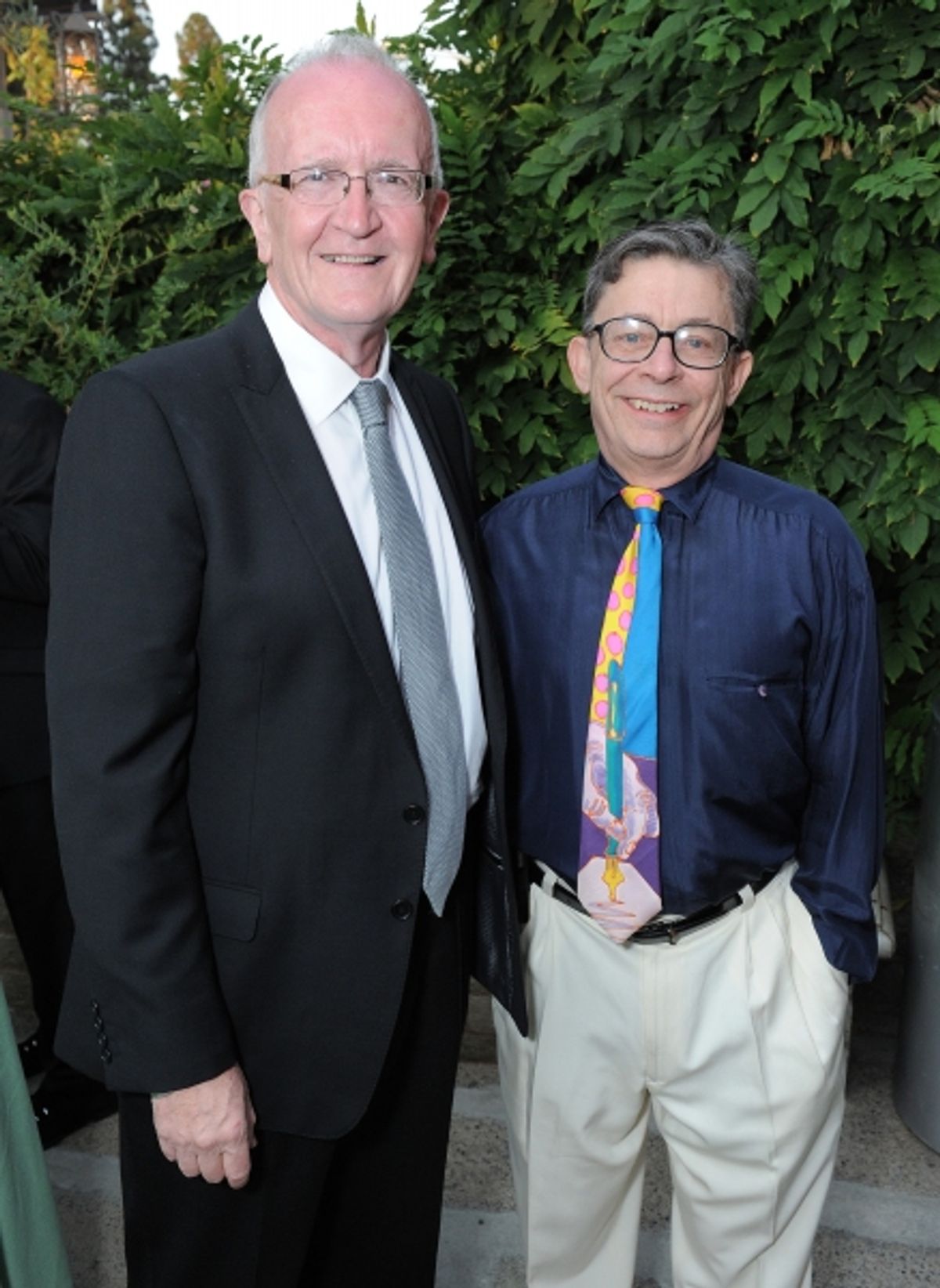 Director John Doyle and playwright John Pielmeier
 at 