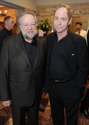Ricky Jay and Teller attend the world premiere opening of "The Exorcist" at the Geffe Photo