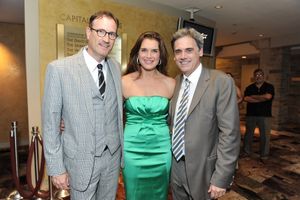 Managing Director of the Geffen Playhouse Ken Novice, Brooke Shields and Arney Artist Photo