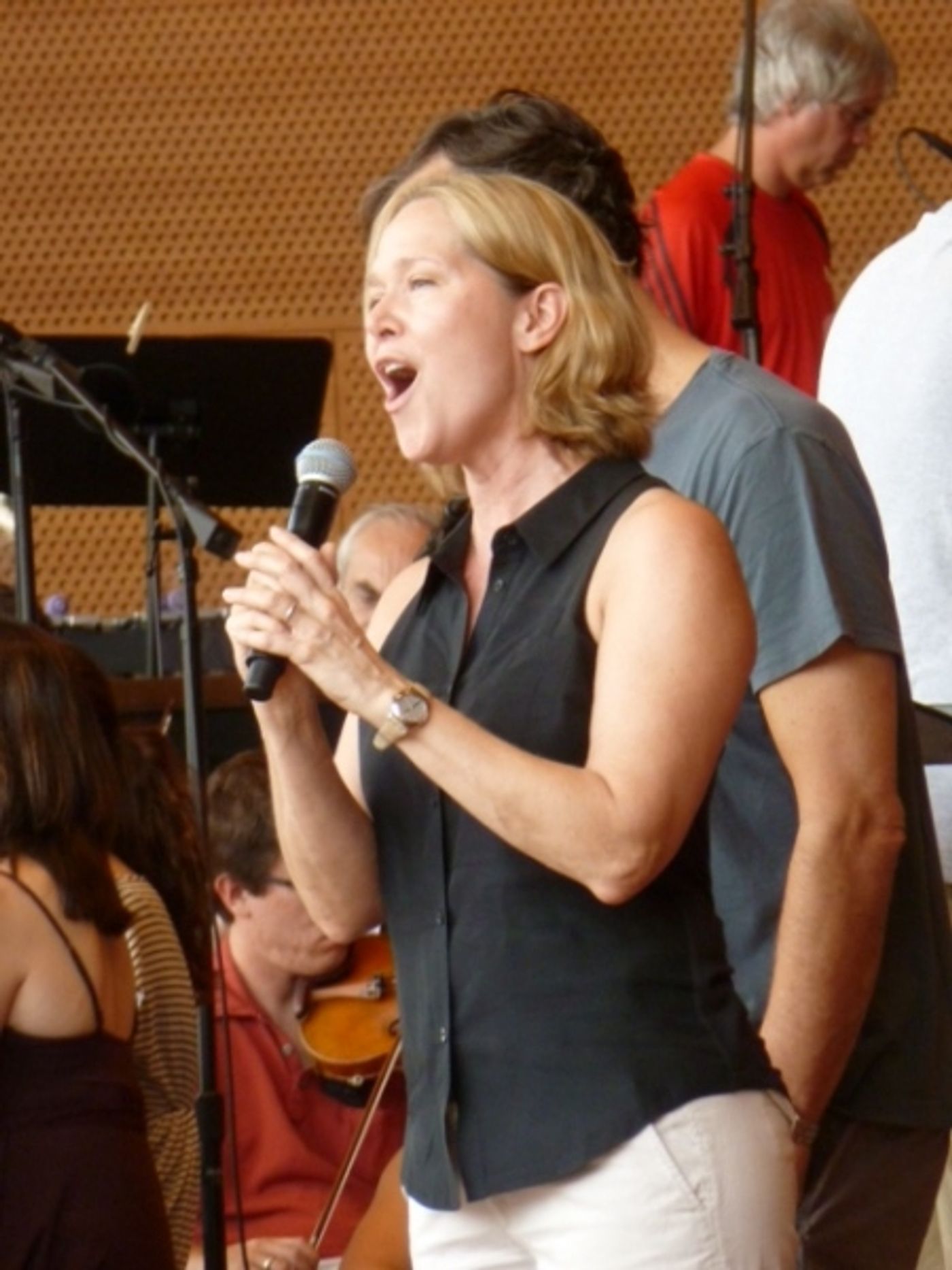 Photo Flash: Rebecca Luker, Marin Mazzie and More at Grant Park Music Festival PERFECTLY FRANK Rehearsal  Image