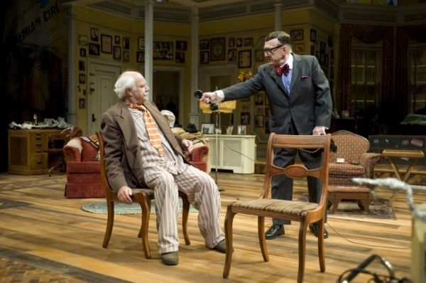 Peter Michael Goetz as Willie Clark and Raye Birk as Al Lewis  Photo