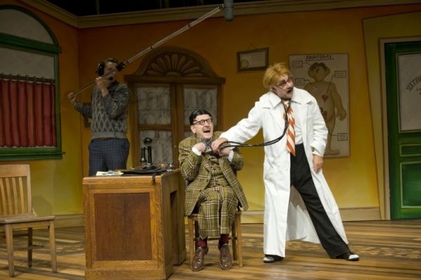 Raye Birk as Al Lewis and Peter Michael Goetz as Willie Clark Photo