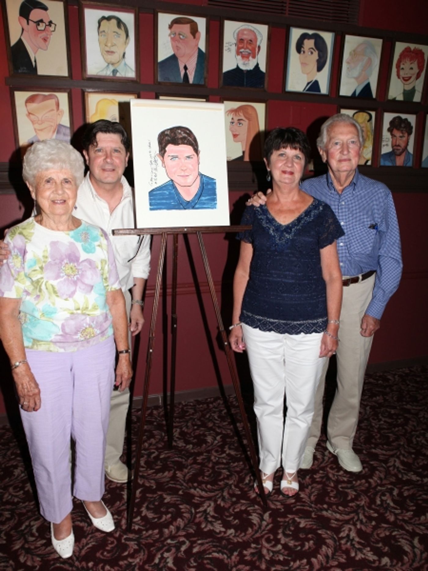 Photo Coverage: NICE WORK IF YOU CAN GET IT's Michael McGrath Gets Sardi's Caricature  Image