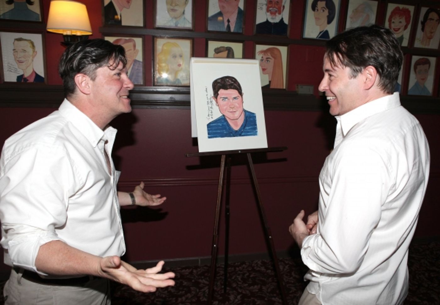 Photo Coverage: NICE WORK IF YOU CAN GET IT's Michael McGrath Gets Sardi's Caricature  Image