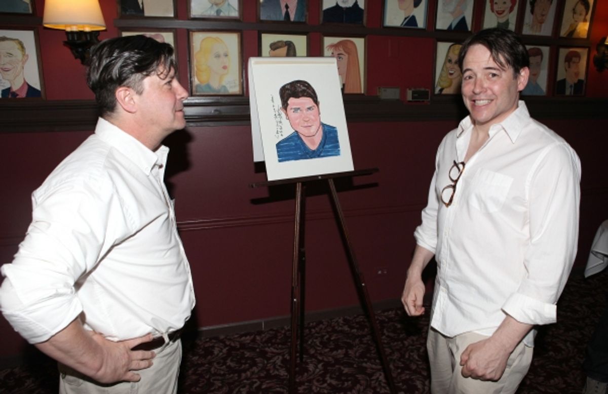 Michael McGrath & Matthew Broderick  at 