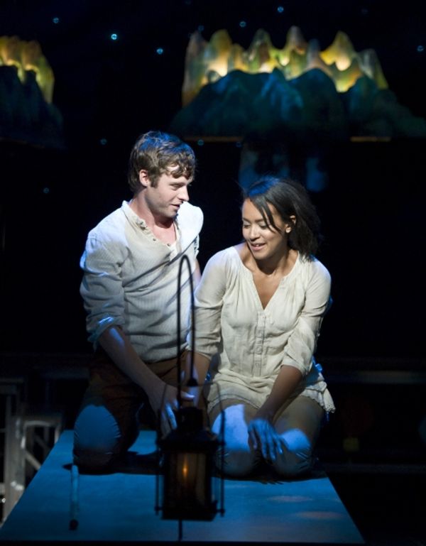 Bobby Steggert and Corbin Reid Photo