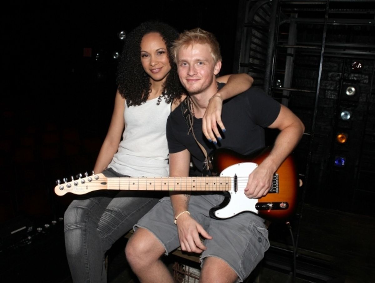 Anthony Fedorov and Natalie Wachen. Photo Credit: Walter McBride/Retna Ltd. at 