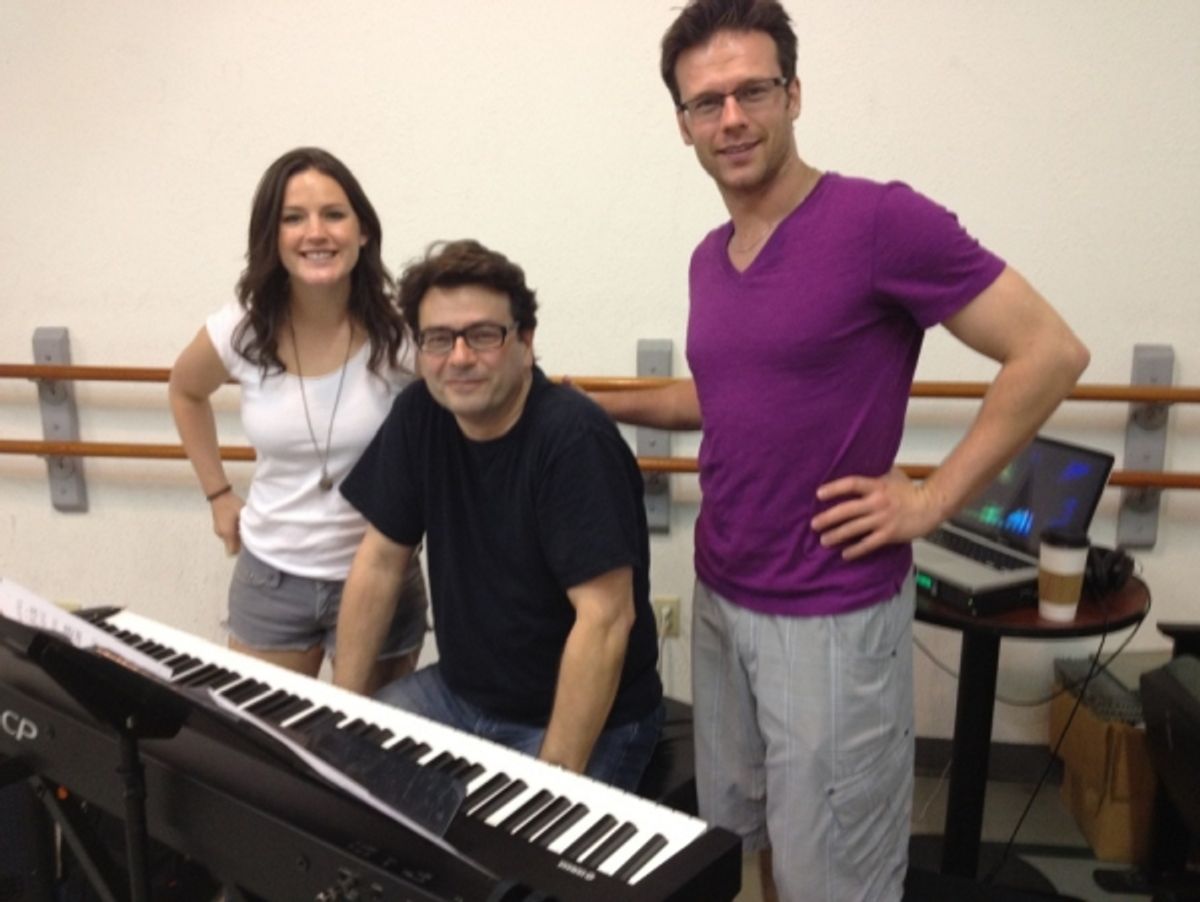 Carrie Manolakos, Mark Gasbarro and Nicolas Dromard at 