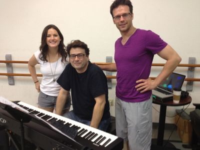 Carrie Manolakos, Mark Gasbarro and Nicolas Dromard Photo