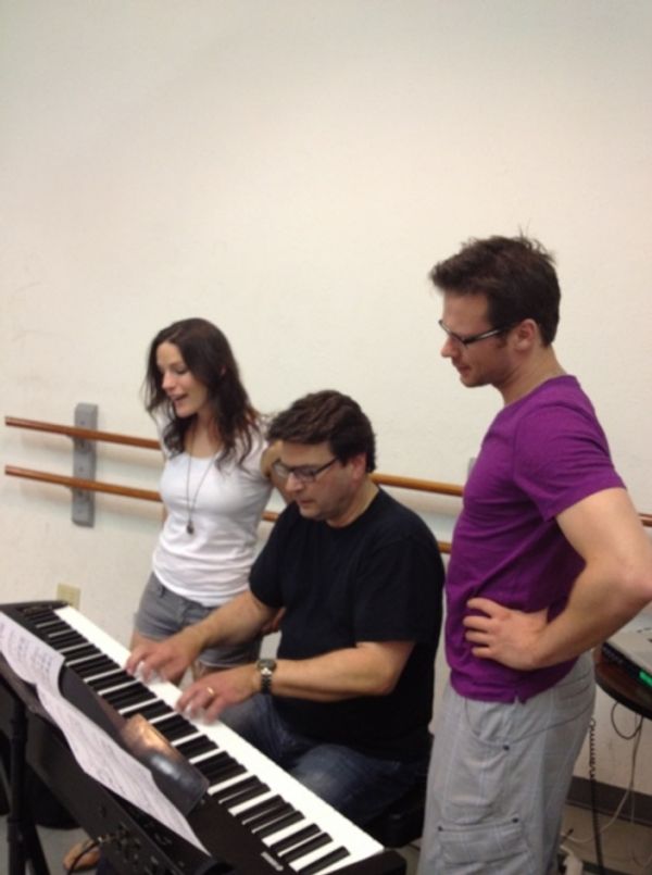 Carrie Manolakos, Mark Gasbarro and Nicolas Dromard Photo