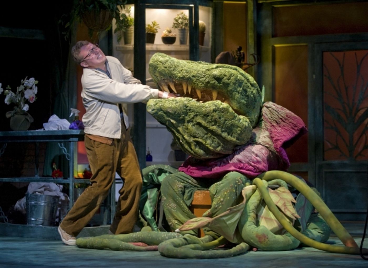 Photo Flash: Jonathan Lee Cunningham and More in LITTLE SHOP OF HORRORS at Theatre at the Center  Image