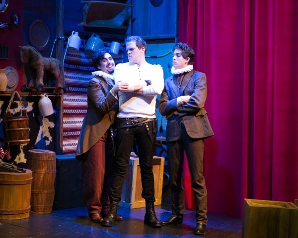 From Left to Right - Grant Brown (Martin Van Buren); Kregg Daily (Andrew Jackson); Bi Photo