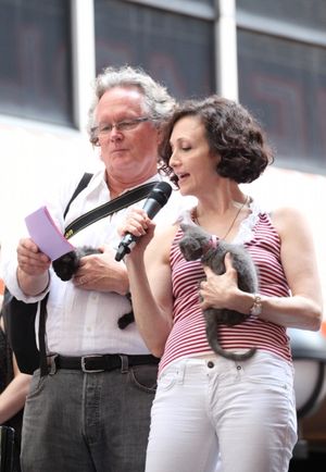 Bebe Neuwirth and her husband, Chris Calkins Photo