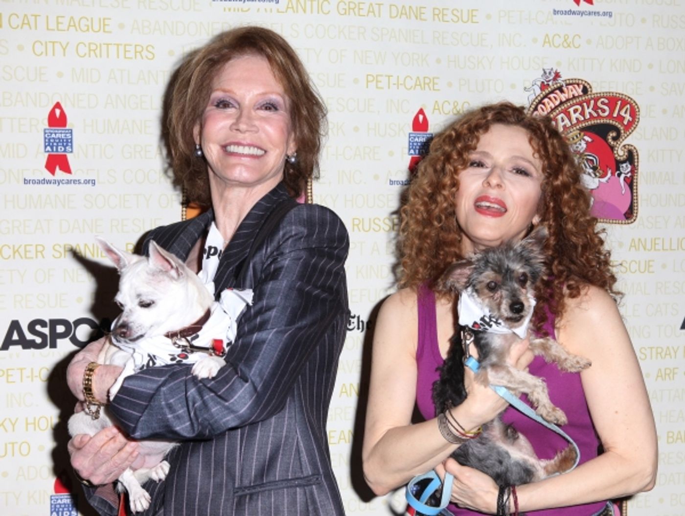 Photo Coverage: Bernadette Peters, Mary Tyler Moore & Broadway Stars Backstage at Broadway Barks 14! Image