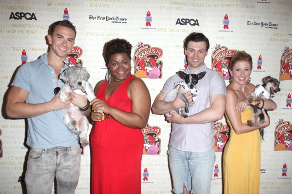 Richard Fleeshman, Da'Vine Joy Randolph, Bryce Pinkham & Caissie Levy  (GHOST)  at 