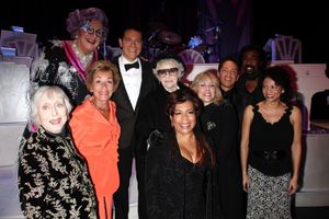 Actors Celeste Holm, Dame Edna, Judge Judy Sheindlin, Michael Feinstein, musician Val Photo