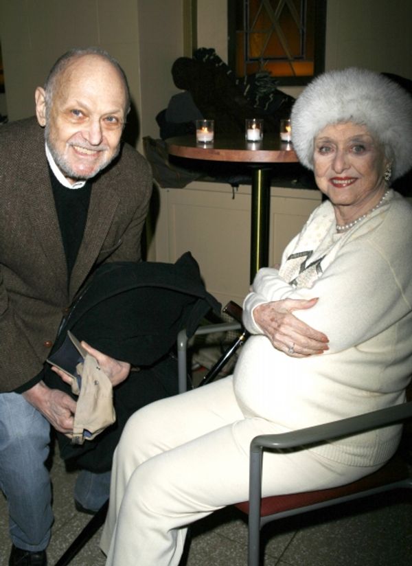 Charles strouse & Celeste Holm attending the closing night after party for APPLAUSE a Photo