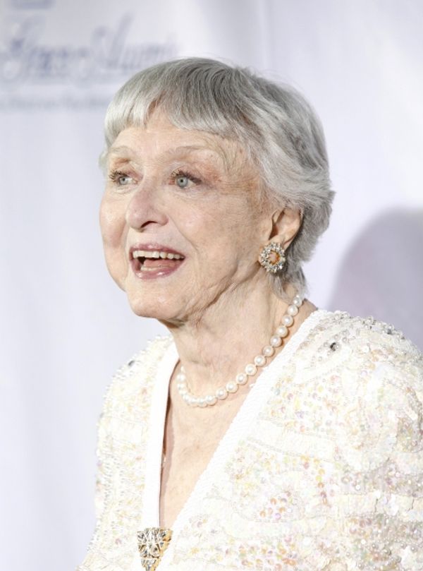 Celeste Holm arriving for the Princess Grace Awards honoring Glenn Close at Cipriani  Photo