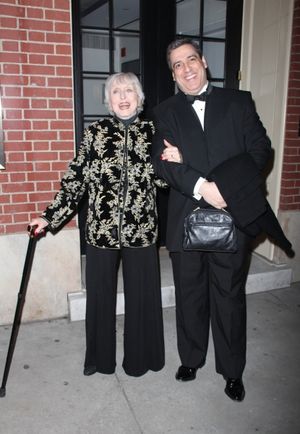 Celeste Holm & Frank Basile arriving the Broadway Opening Night Performance of ALL AB Photo