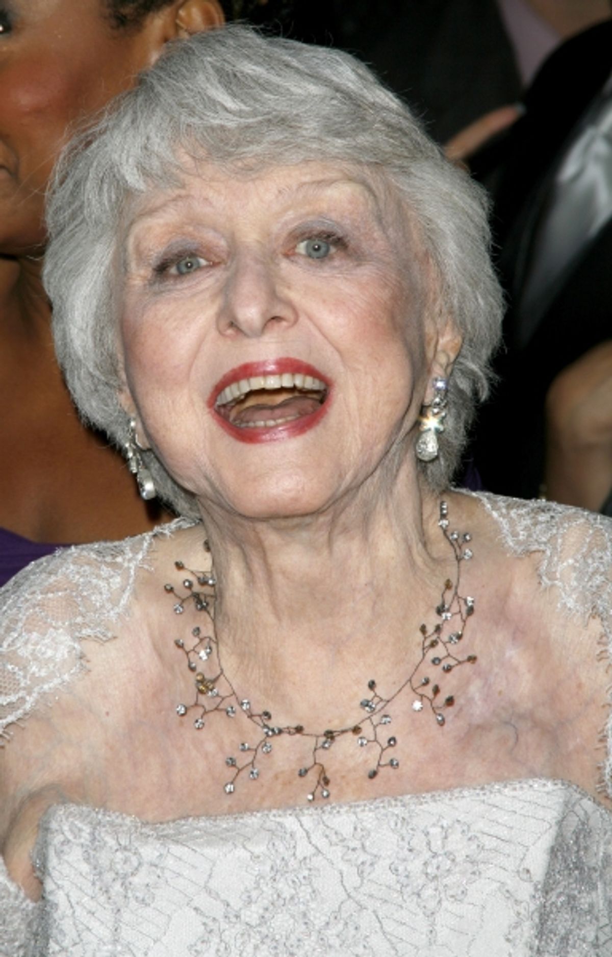 Celeste Holm arriving to the 61st Annual Tony Awards held at Radio City Music Hall New York City on June 10, 2007. at 