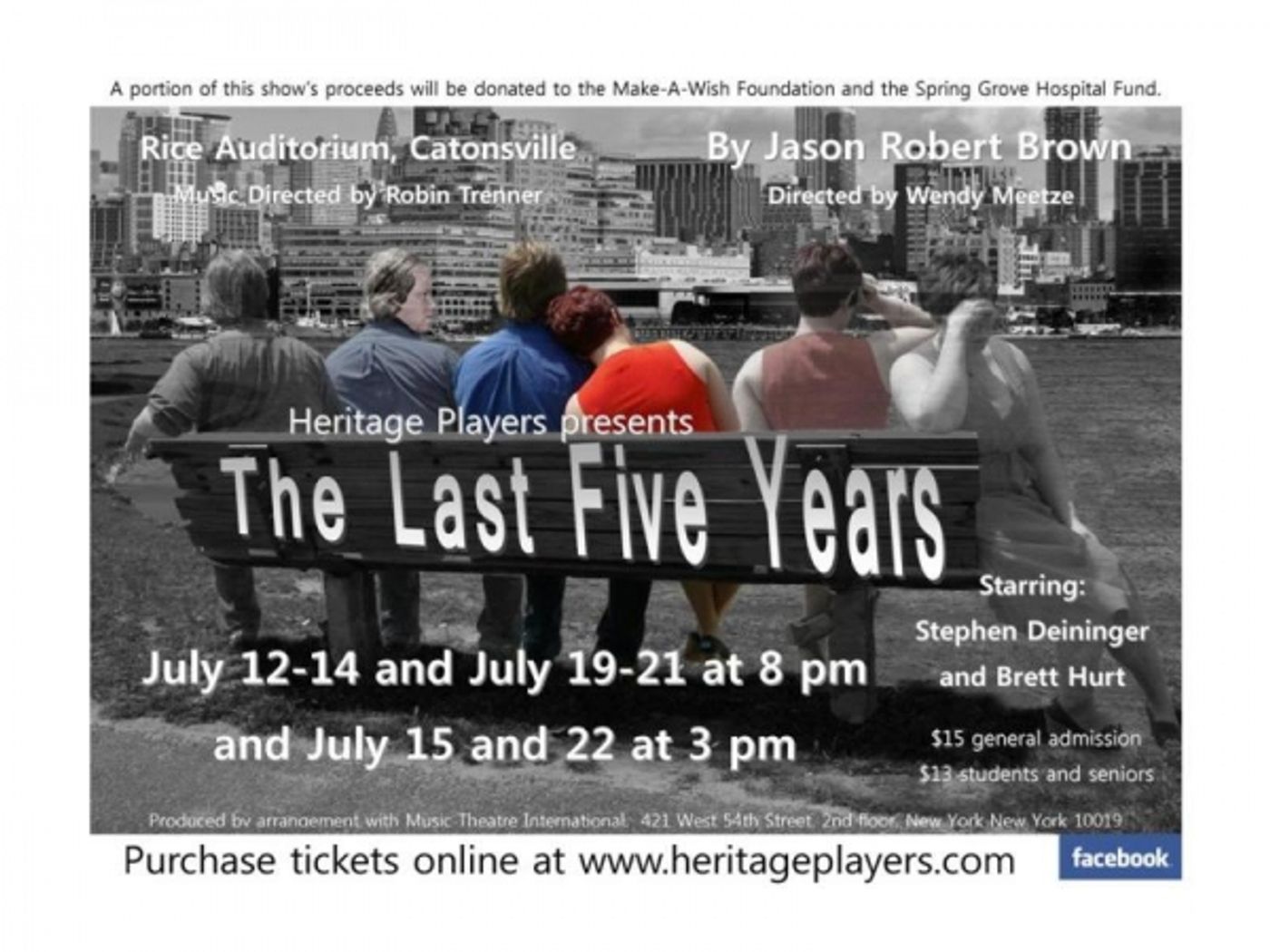 Photo Flash: First Look at Heritage Players' THE LAST FIVE YEARS Image