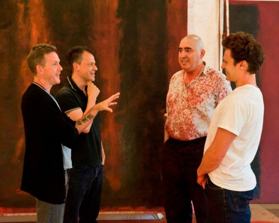 Photo Flash: Inside CTG's RED Rehearsals with Jonathan Groff and Alfred Molina! Image