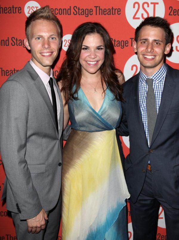 Justin Paul, Lindsey Mendez & Benj Pasek Photo