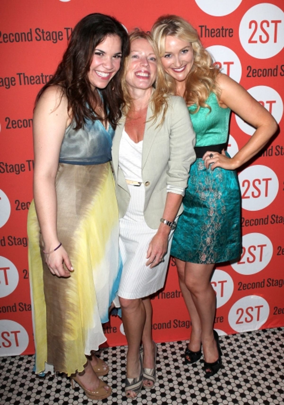 Lindsey Mendez, Sherie Rene Scott and Betsy Wolfe at 