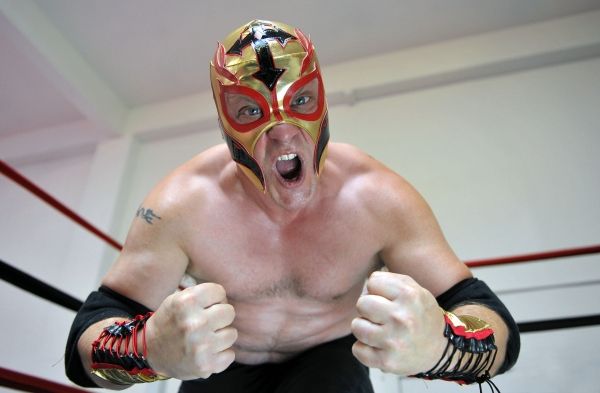 Pro-wrestler The Bad Guy (Dave Maier) Photo
