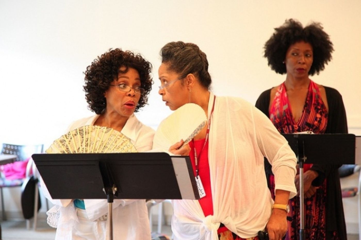Photo Flash: Denise Burse, Harriet D. Foy and More Rehearse Powerhouse Theater's THE HOUSE THAT WILL NOT STAND  Image