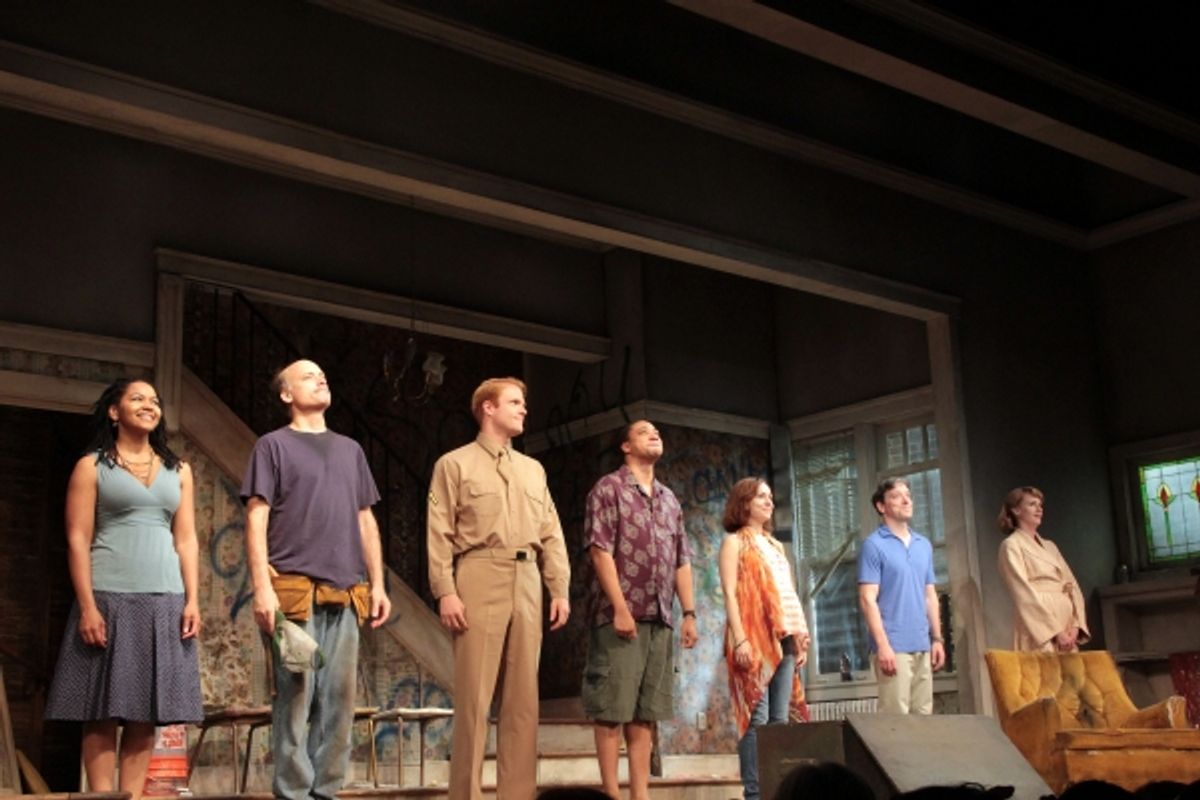 Crystal A. Dickinson, Frank Wood, Brendan Griffin, Damon Gupton, Sarah Goldberg, Jeremy Shamos, Christina Kirk at 