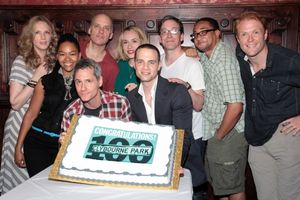 Christina Kirk, Crystal A. Dickinson, Bruce Norris, Frank Wood, Sarah Goldberg, Jorda Photo