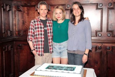 Bruce Norris, Sarah Goldberg, Pam MacKinnon Photo