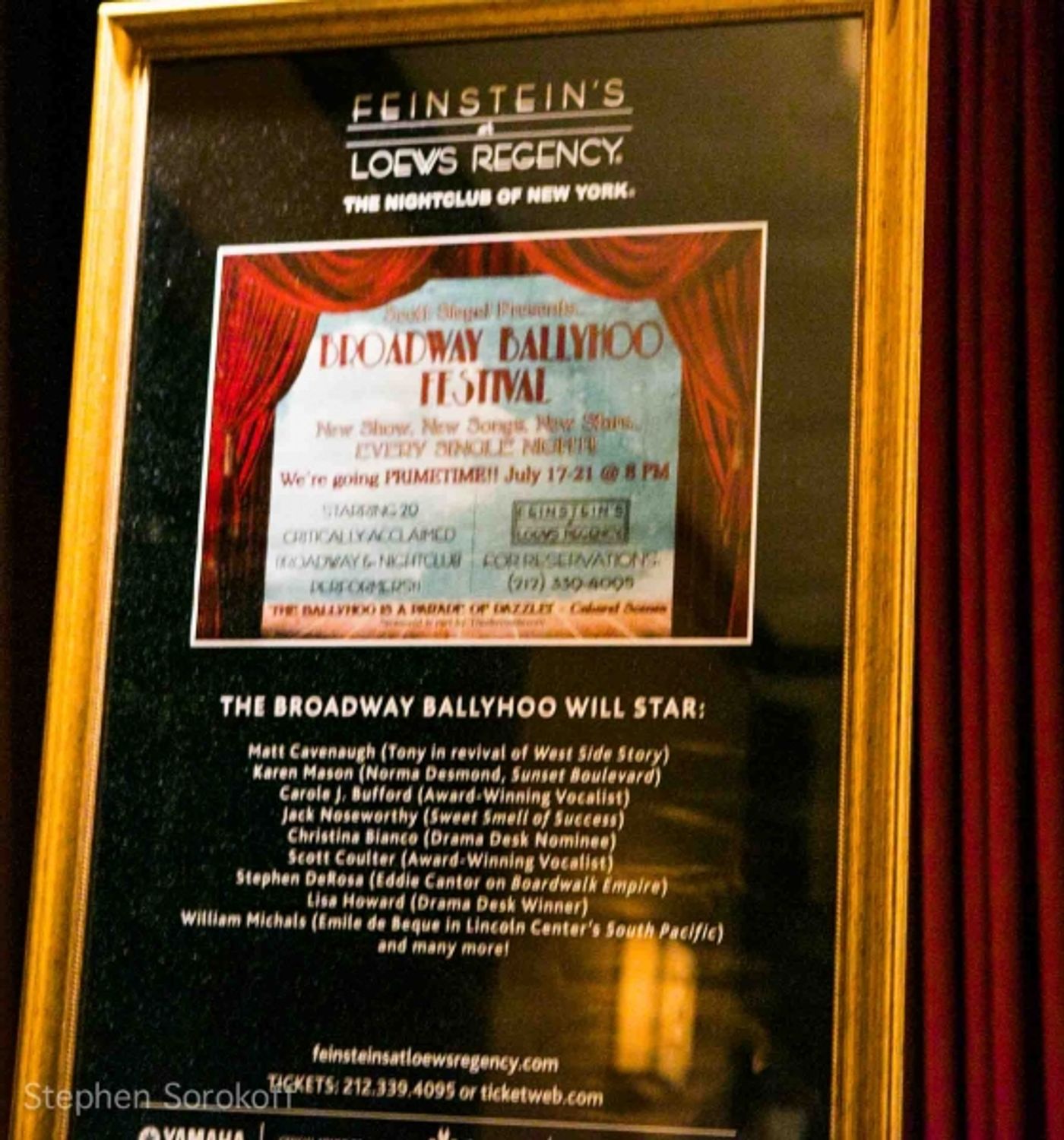 Photo Coverage: BROADWAY BALLYHOO FESTIVAL Launches at Feinstein's  Image