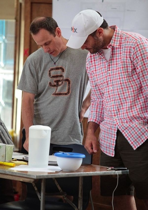 Stephen Belber and Dominic Fumusa  Photo