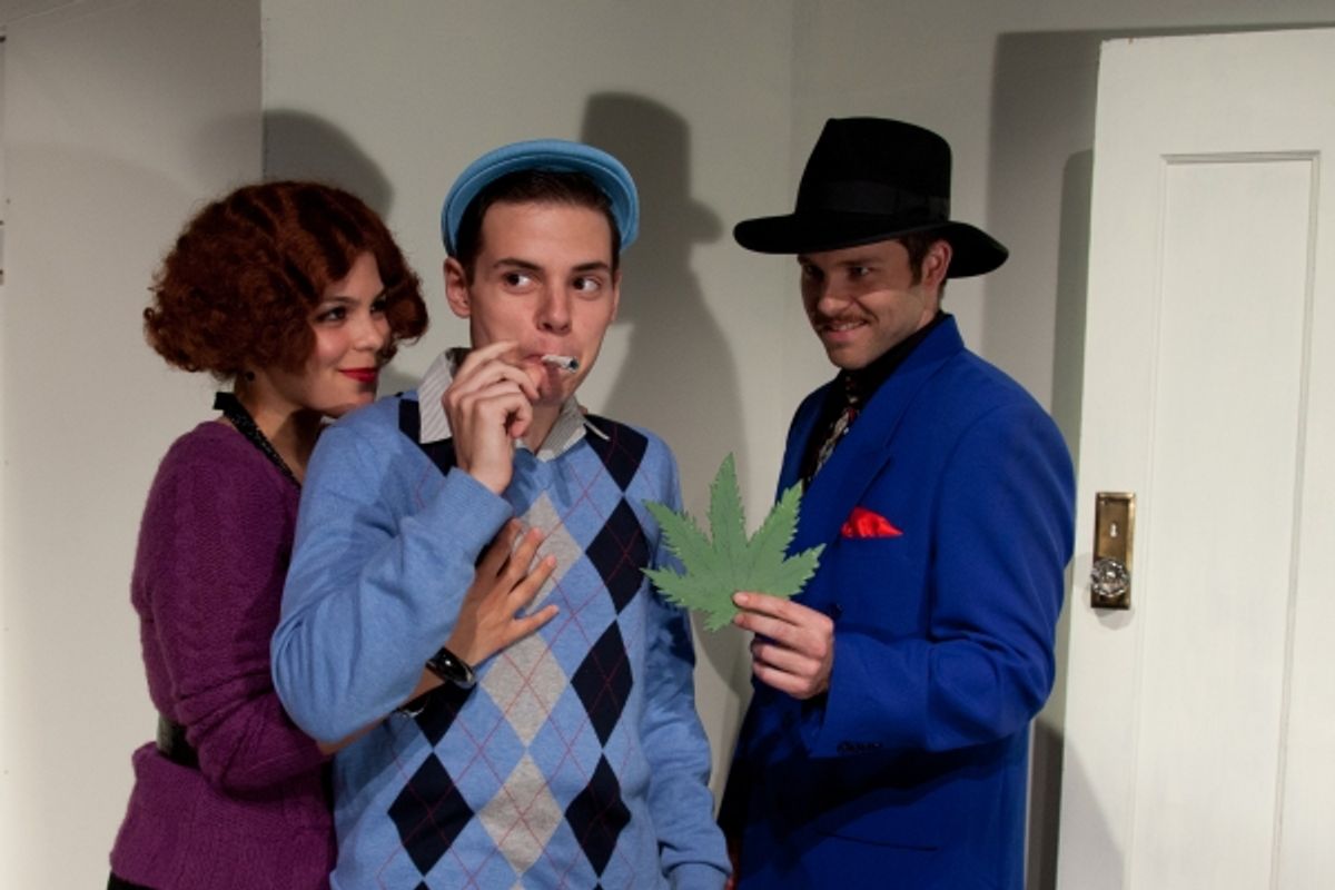 Elissa Newcorn, Ryan Stajmiger and Eric Lindahl at 